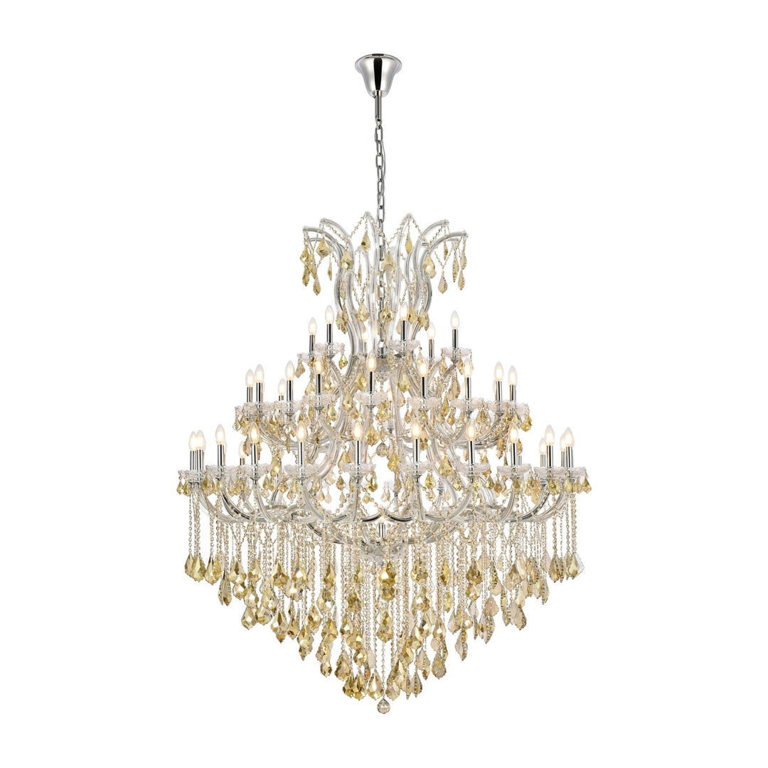 Maria Theresa Crystal Chandelier in Chrome by Elegant