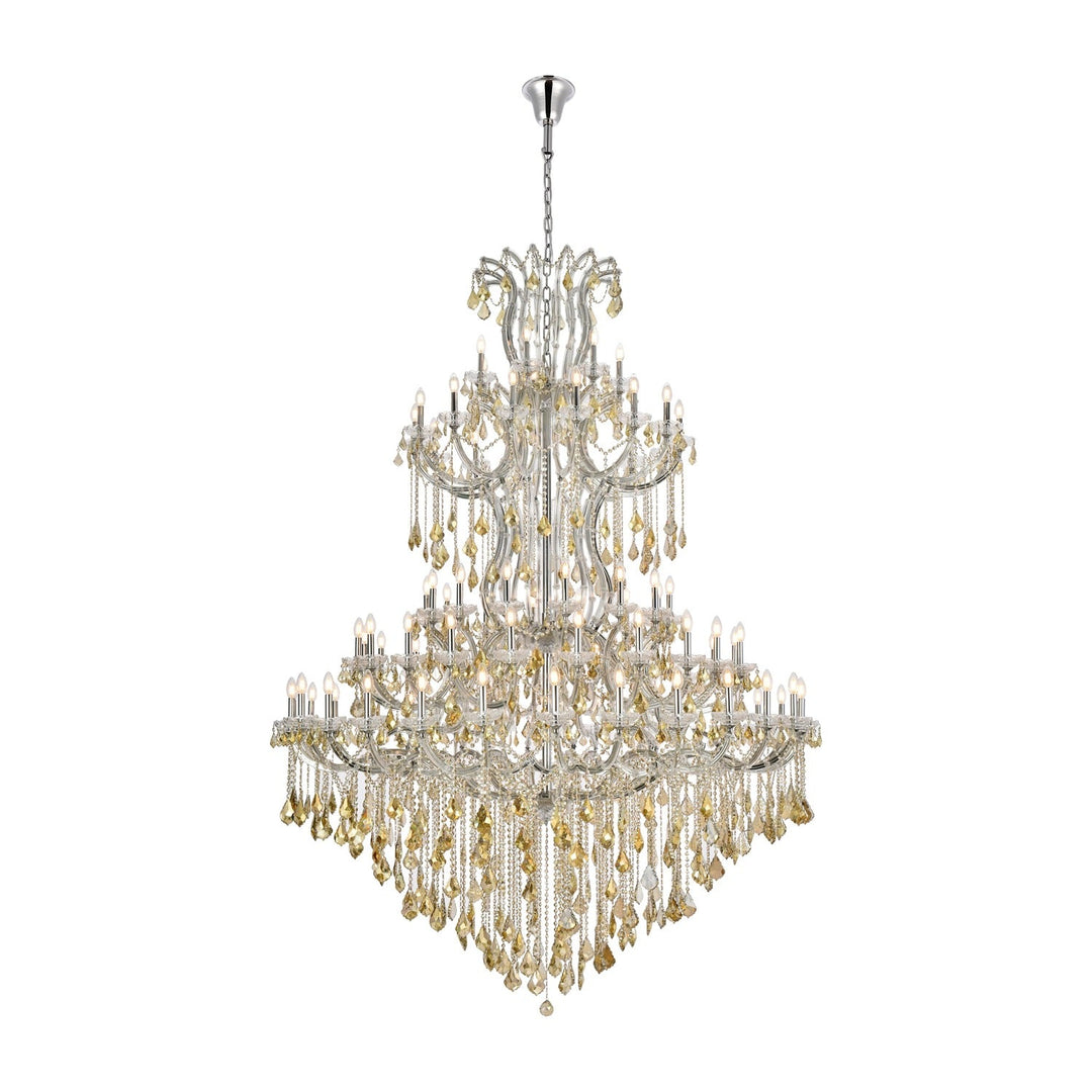 Maria Theresa Crystal Chandelier in Chrome by Elegant