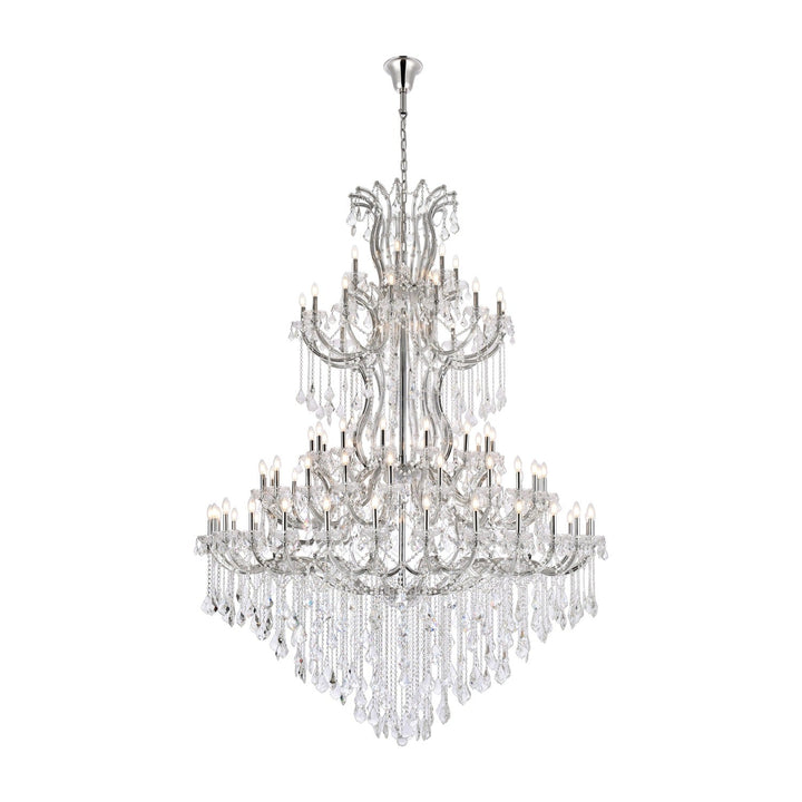 Maria Theresa Crystal Chandelier in Chrome by Elegant