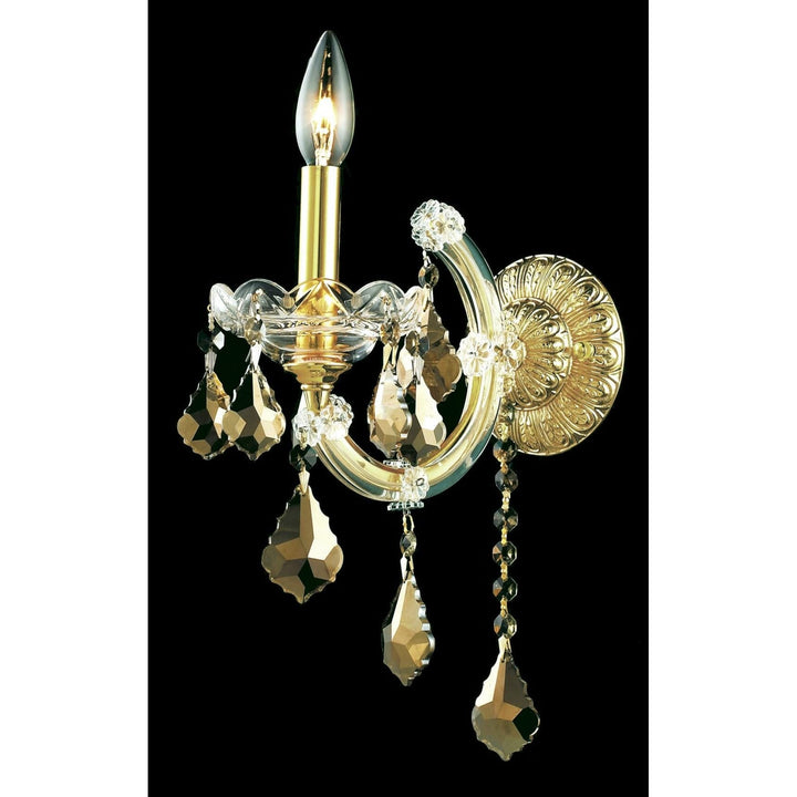Maria Theresa Crystal Wall Sconce in Gold by Elegant