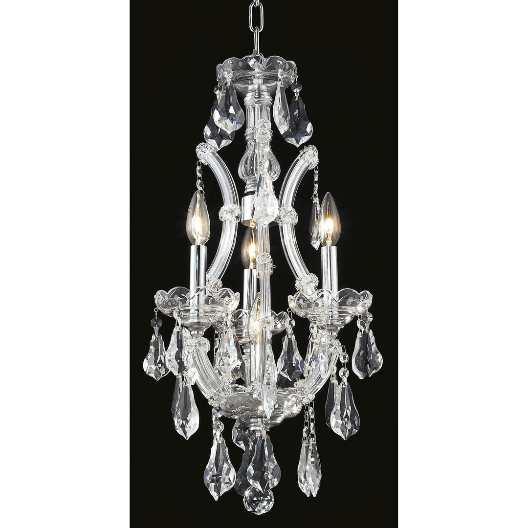 Maria Theresa Crystal Chandelier (2801) in Chrome by Elegant