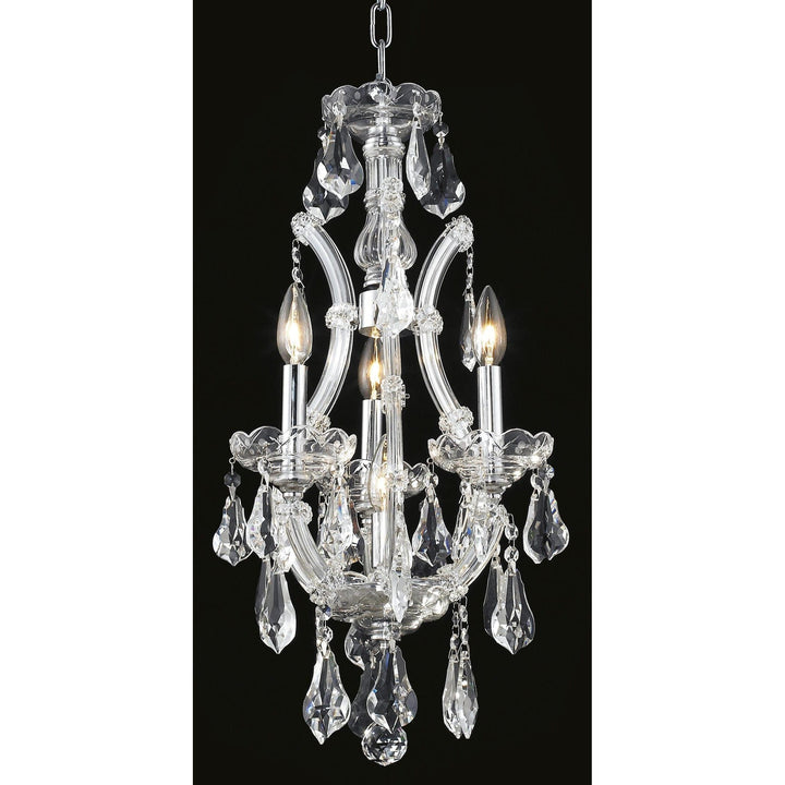 Maria Theresa Crystal Chandelier (2801) in Chrome by Elegant