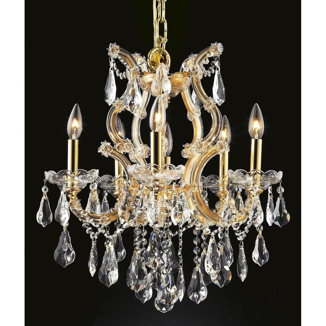 Maria Theresa Crystal Chandelier (2801) in Gold by Elegant