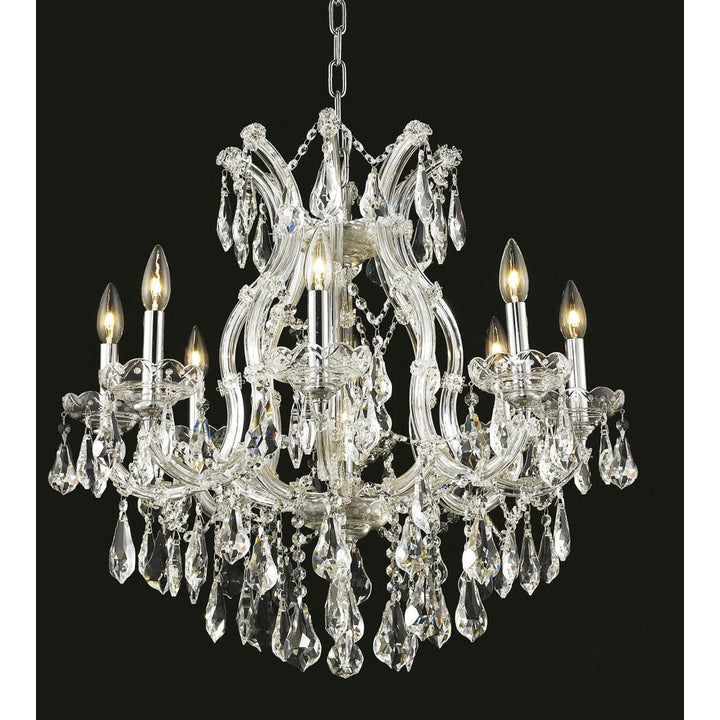 Maria Theresa Crystal Chandelier (2801) in Chrome by Elegant