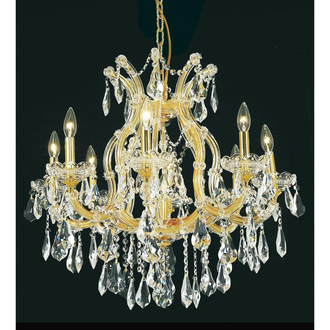 Maria Theresa Crystal Chandelier (2801) in Gold by Elegant