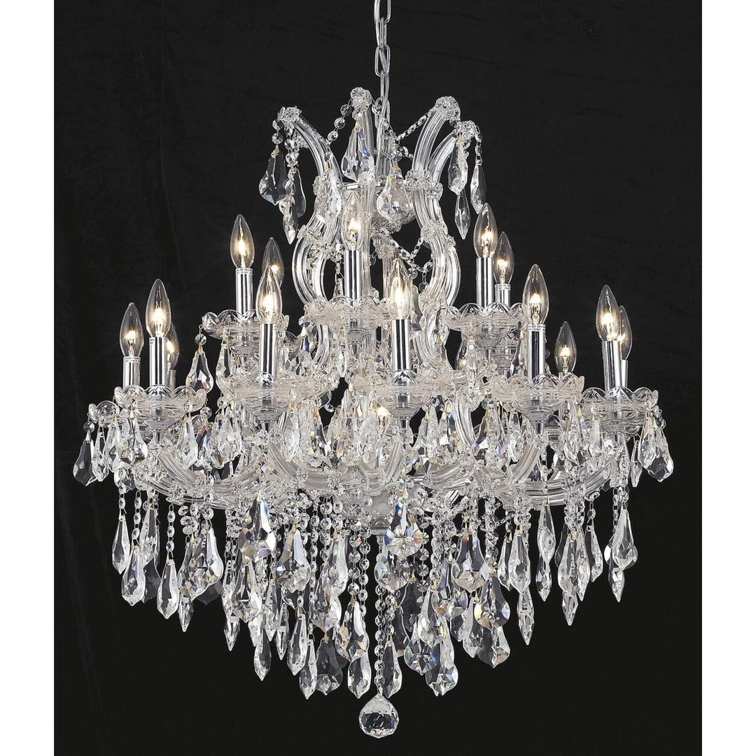 Maria Theresa Crystal Chandelier (2801) in Chrome by Elegant