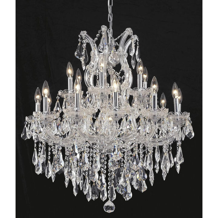Maria Theresa Crystal Chandelier (2801) in Chrome by Elegant