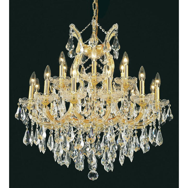 Maria Theresa Crystal Chandelier (2801) in Gold by Elegant