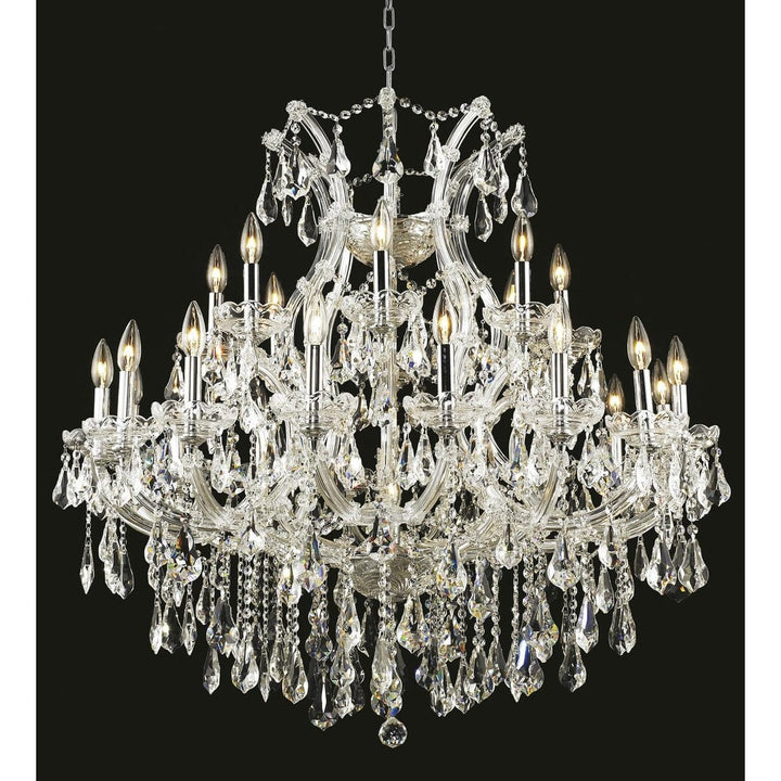 Maria Theresa Crystal Chandelier (2801) in Chrome by Elegant