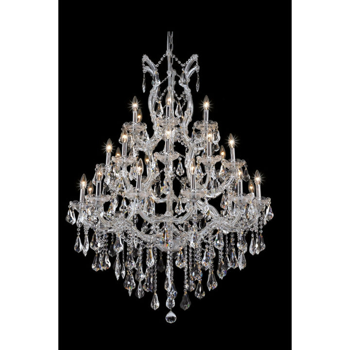 Maria Theresa Crystal Chandelier (2801) in Chrome by Elegant