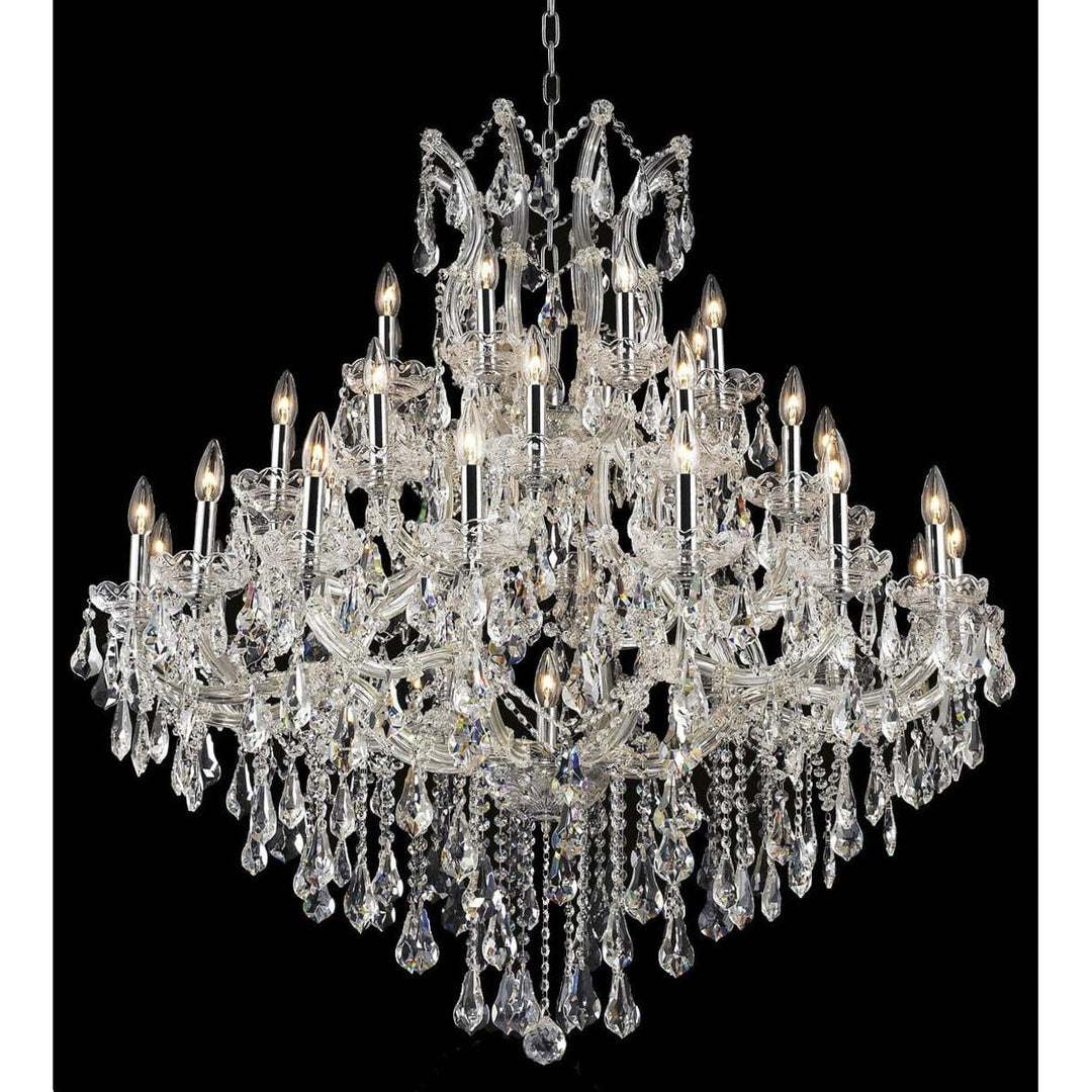 Maria Theresa Crystal Chandelier (2801) in Chrome by Elegant