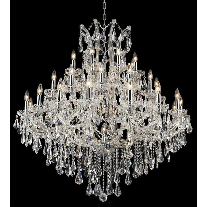 Maria Theresa Crystal Chandelier (2801) in Chrome by Elegant