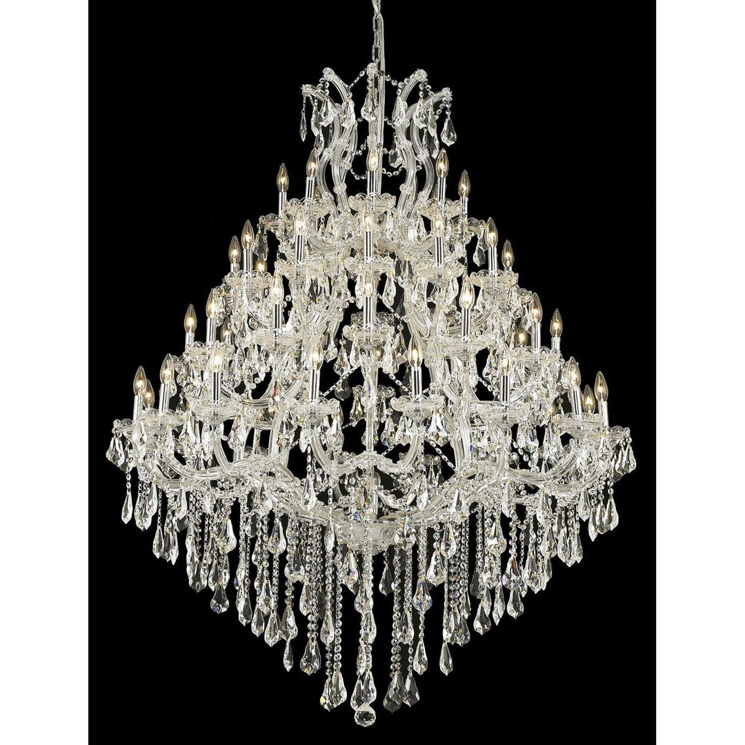 Maria Theresa Crystal Chandelier (2801) in Chrome by Elegant