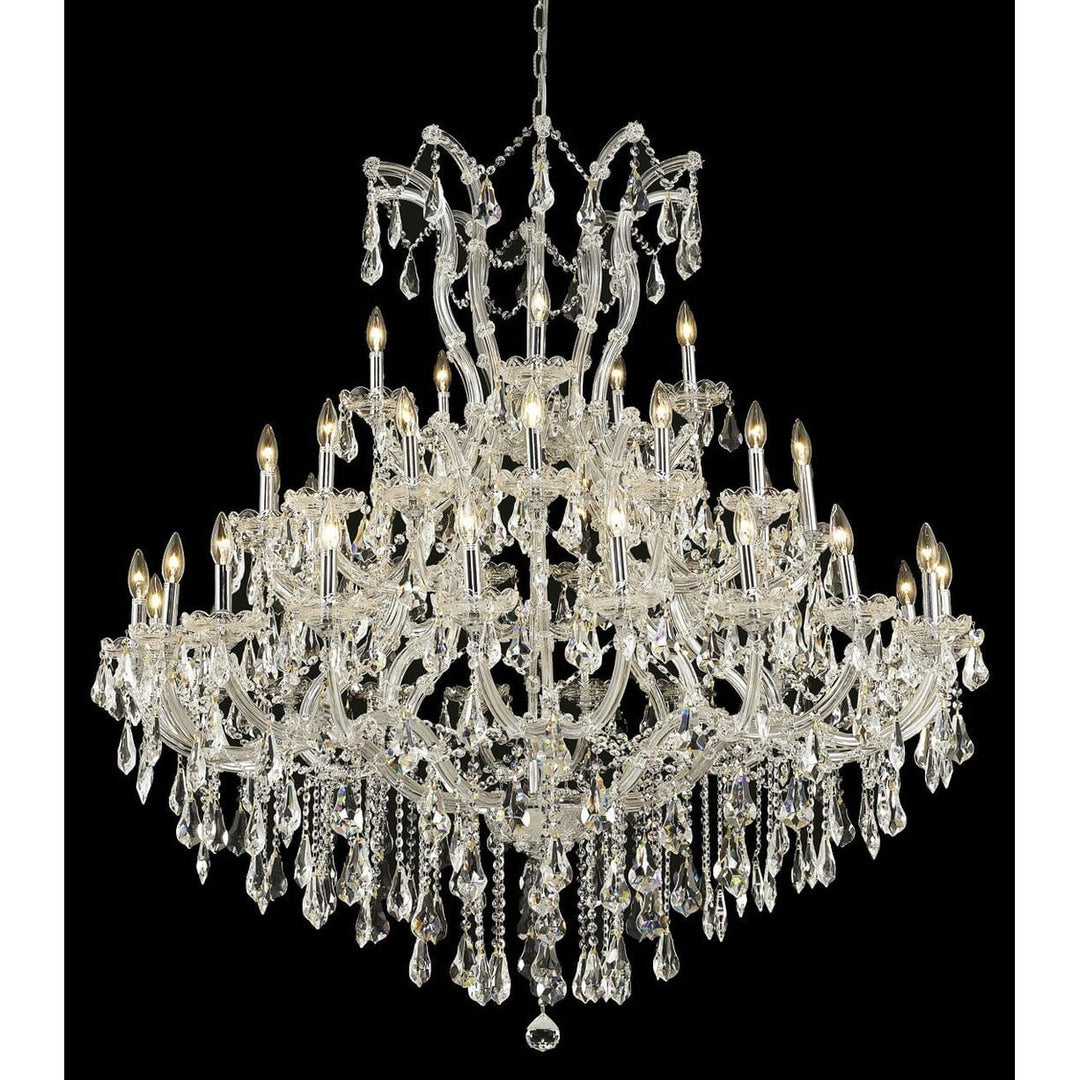 Maria Theresa Crystal Chandelier (2801) in Chrome by Elegant