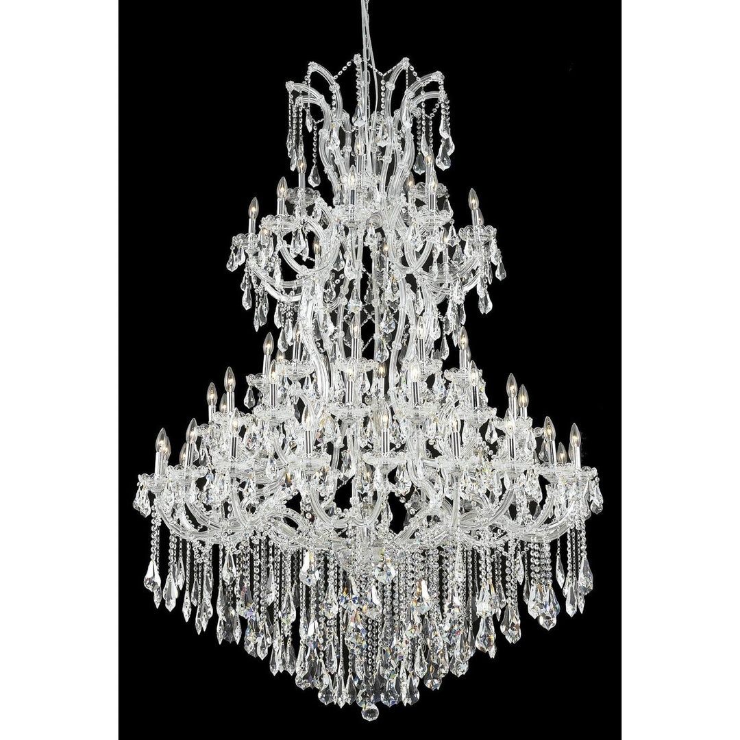 Maria Theresa Crystal Chandelier (2801) in Chrome by Elegant