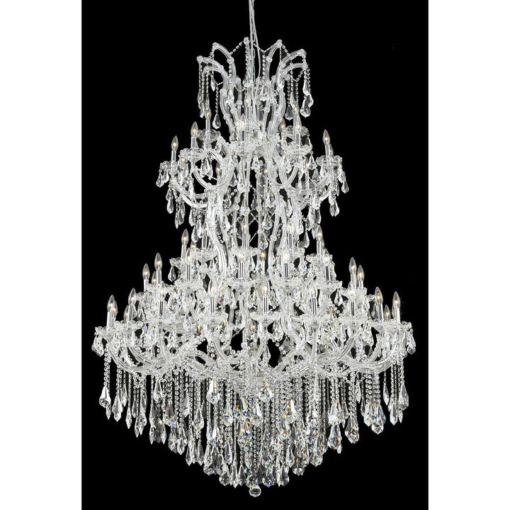 Maria Theresa Crystal Chandelier (2801) in Chrome by Elegant