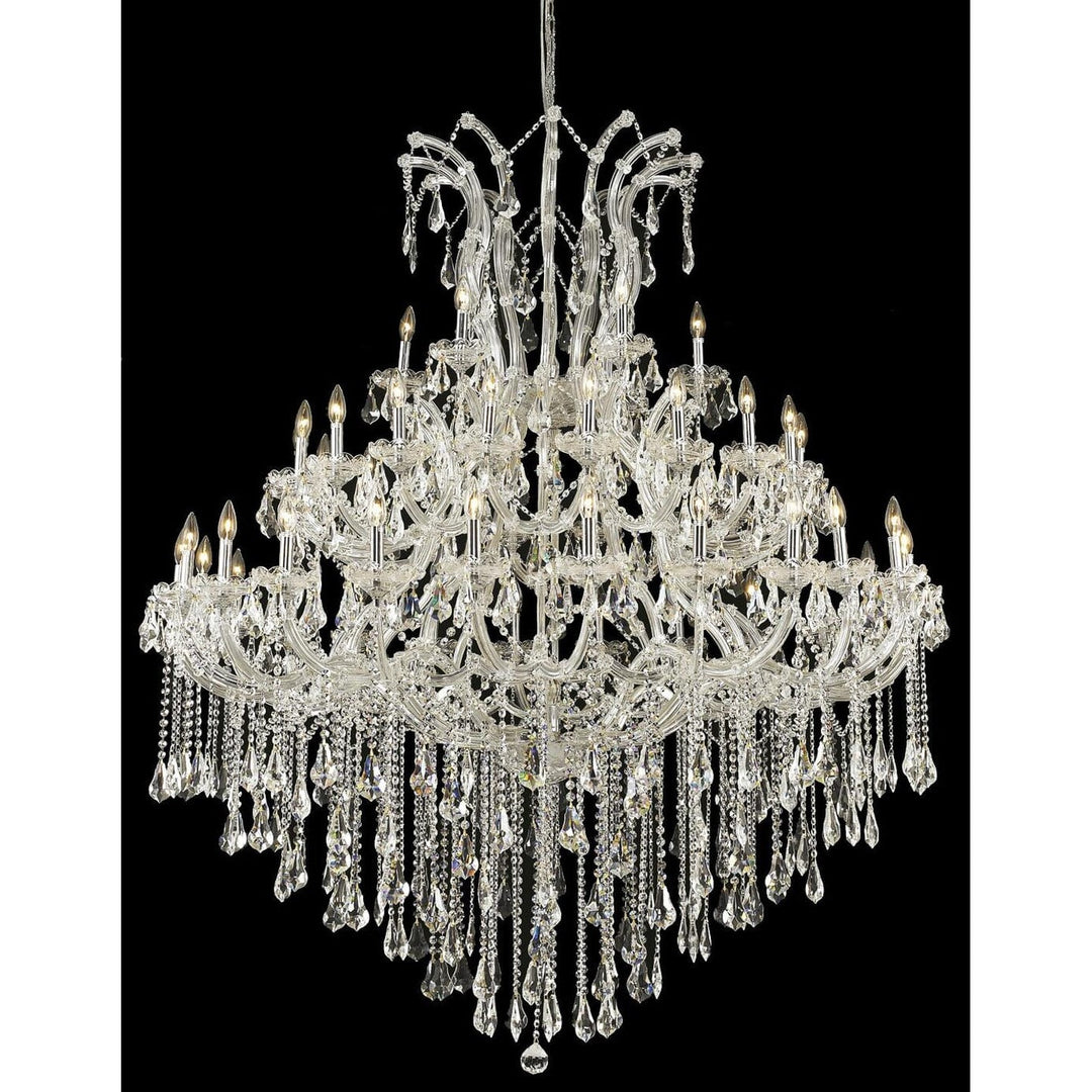 Maria Theresa Crystal Chandelier (2801) in Chrome by Elegant