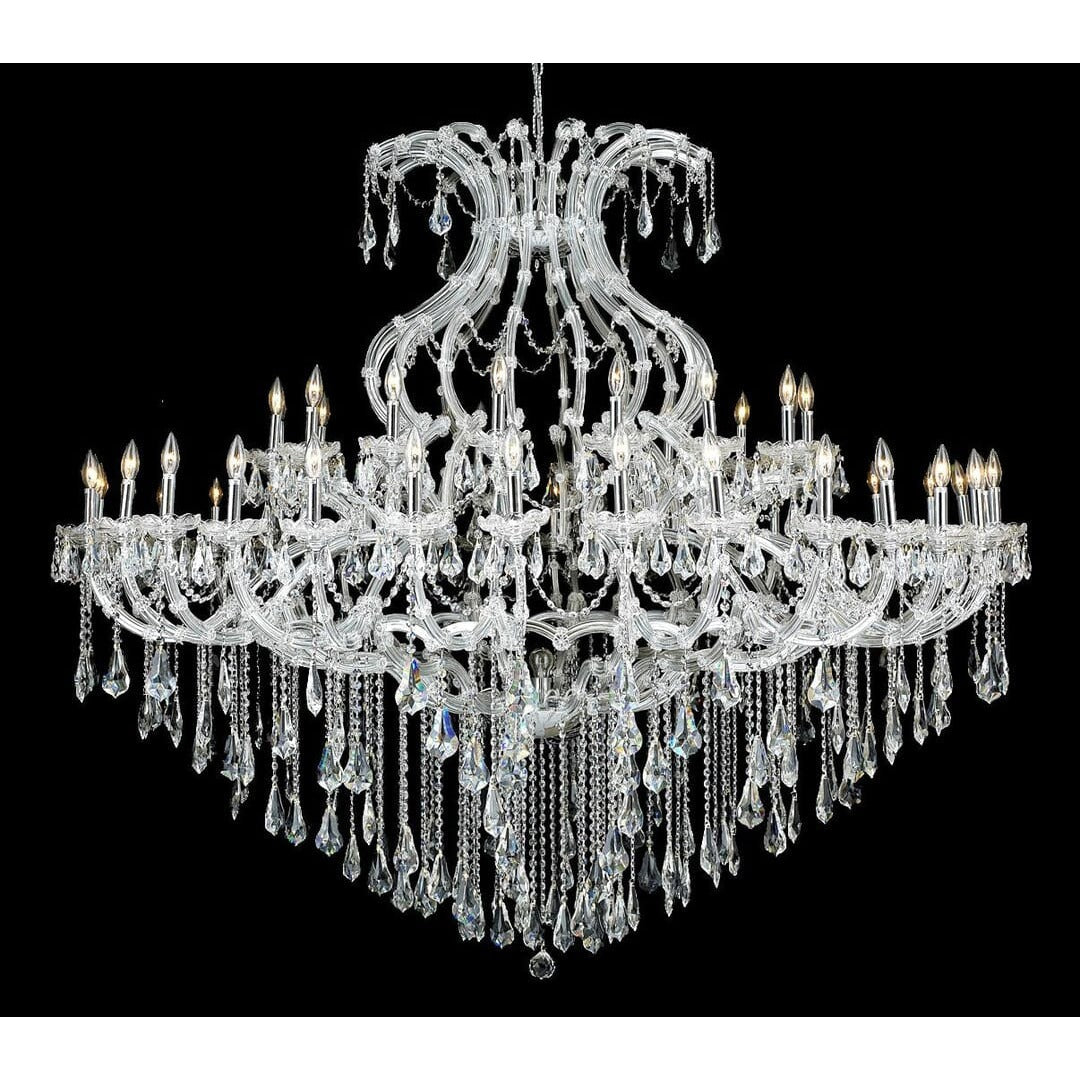 Maria Theresa Crystal Chandelier (2801) in Chrome by Elegant