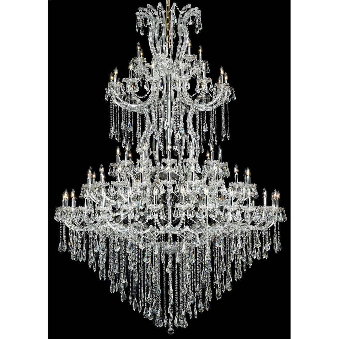 Maria Theresa Crystal Chandelier (2801) in Chrome by Elegant