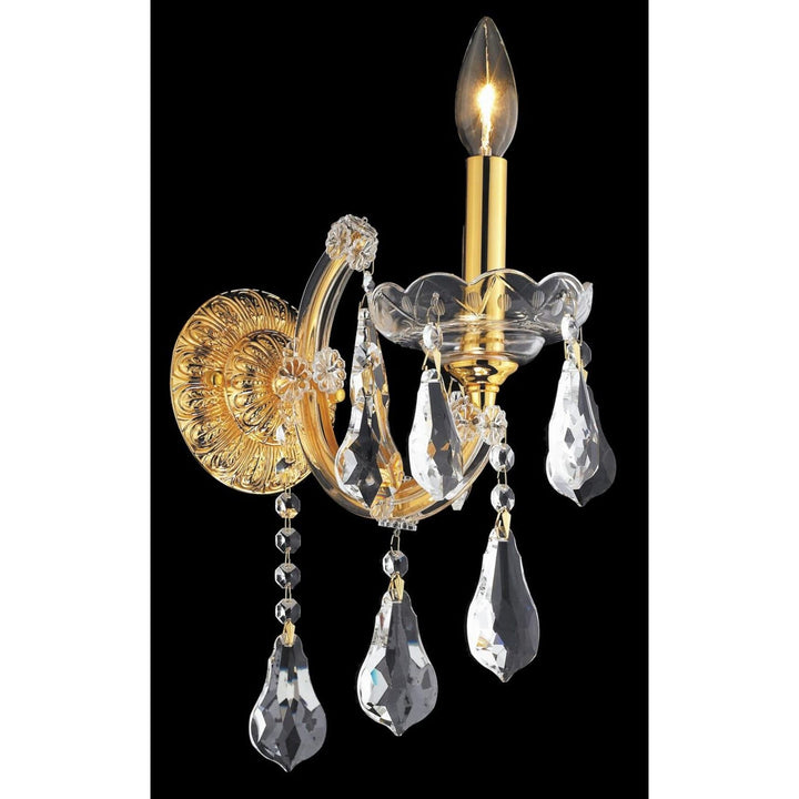 Maria Theresa Crystal Wall Sconce (2801) in Gold by Elegant