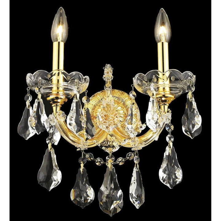 Maria Theresa Crystal Wall Sconce (2801) in Gold by Elegant