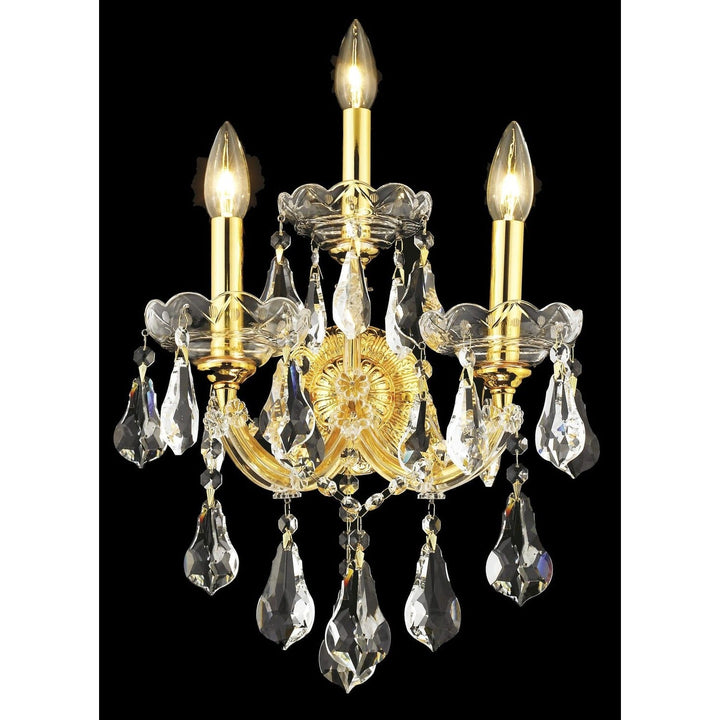 Maria Theresa Crystal Wall Sconce (2801) in Gold by Elegant