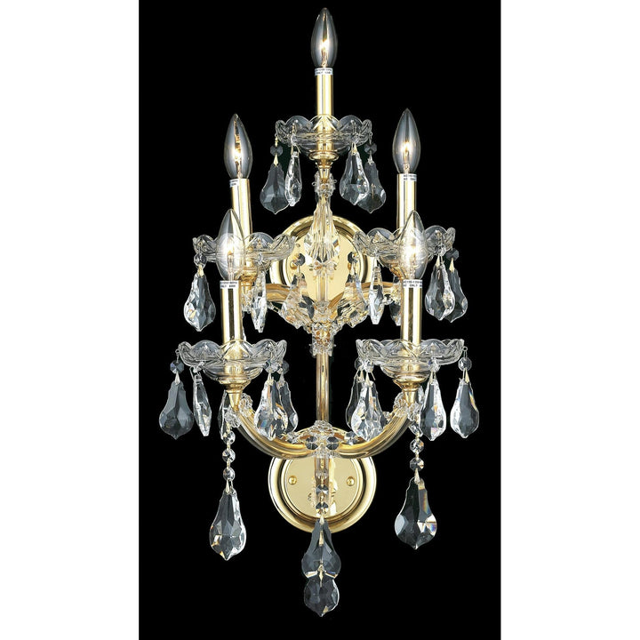 Maria Theresa Crystal Wall Sconce (2801) in Gold by Elegant