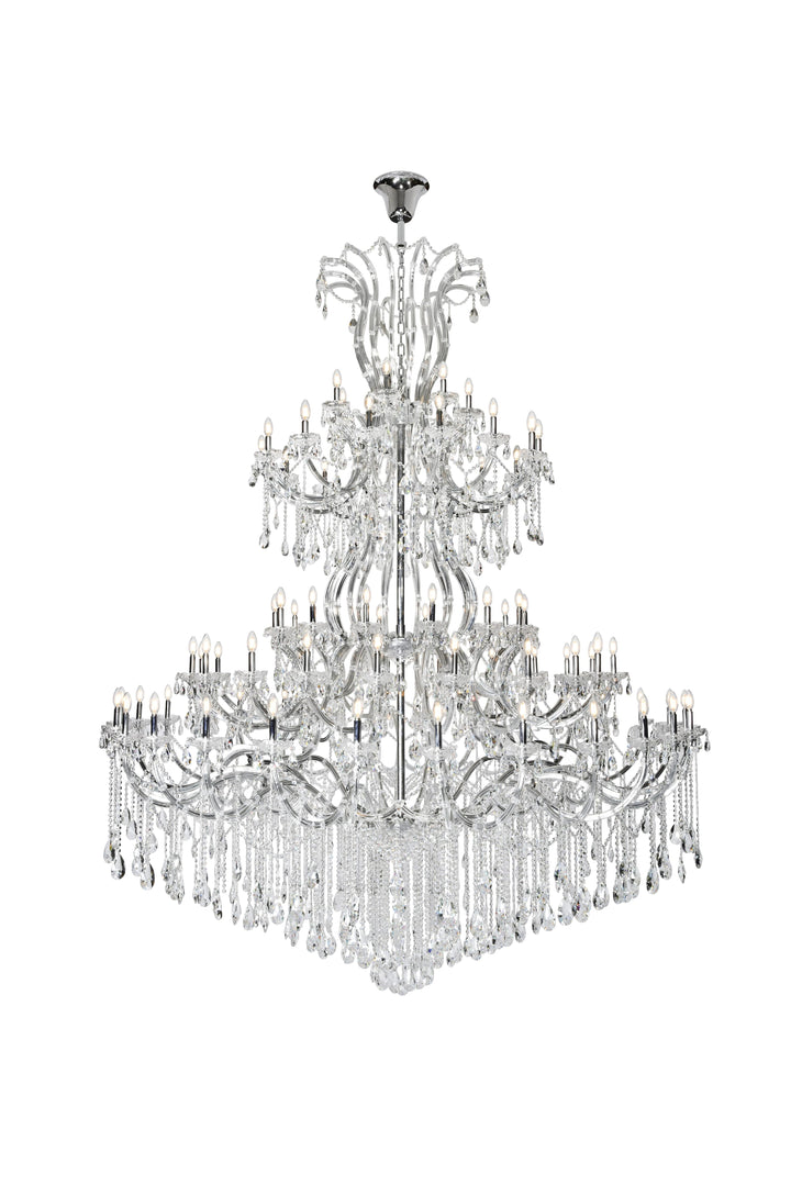 Maria Theresa Crystal Chandelier (2803) in Chrome by Elegant