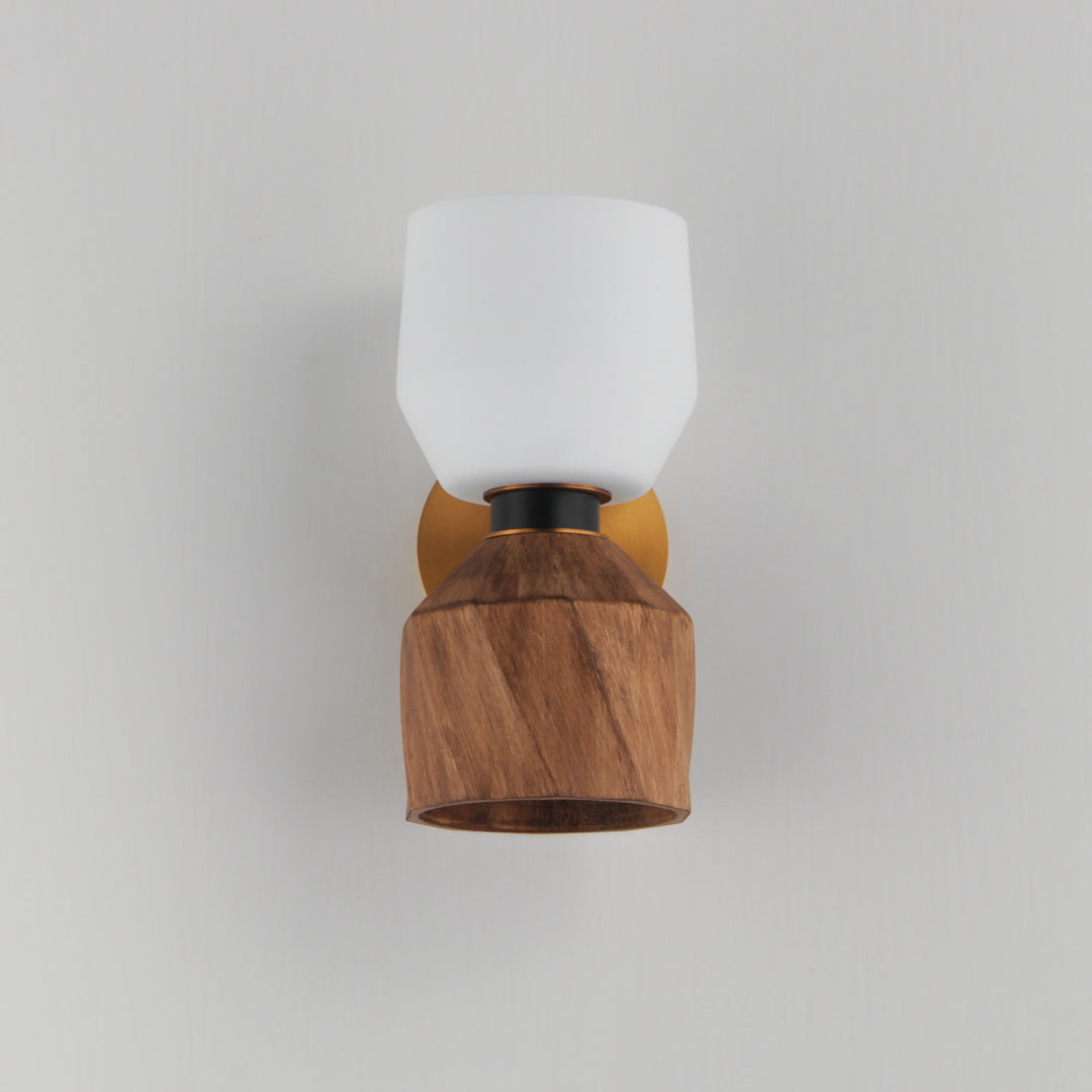 Akimbo 2-Light Wall Sconce Dark Bronze / Antique Brass alternate view