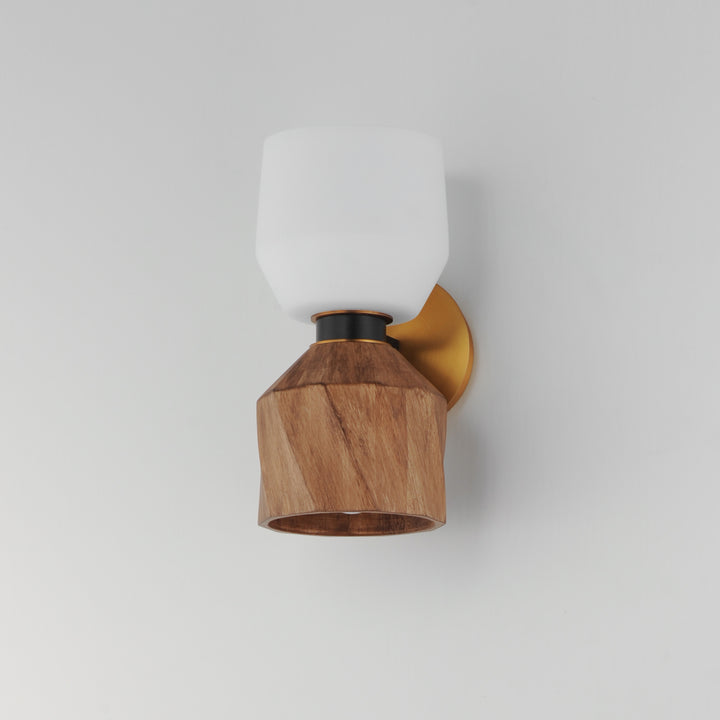 Akimbo 2-Light Wall Sconce Dark Bronze / Antique Brass alternate view