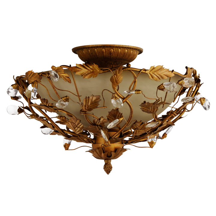 Elegante 3-Light Semi-Flush Mount