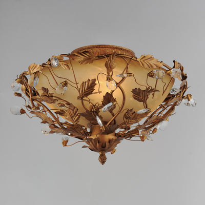 Elegante - 3 Light Semi-Flush