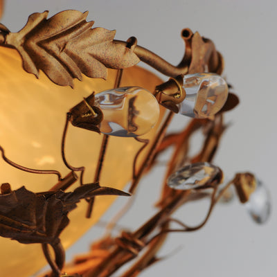 Elegante - 3 Light Semi-Flush