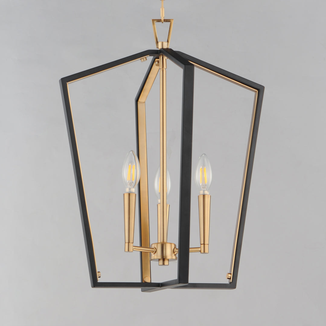 Melrose Pendant Black / Natural Aged Brass alternate view