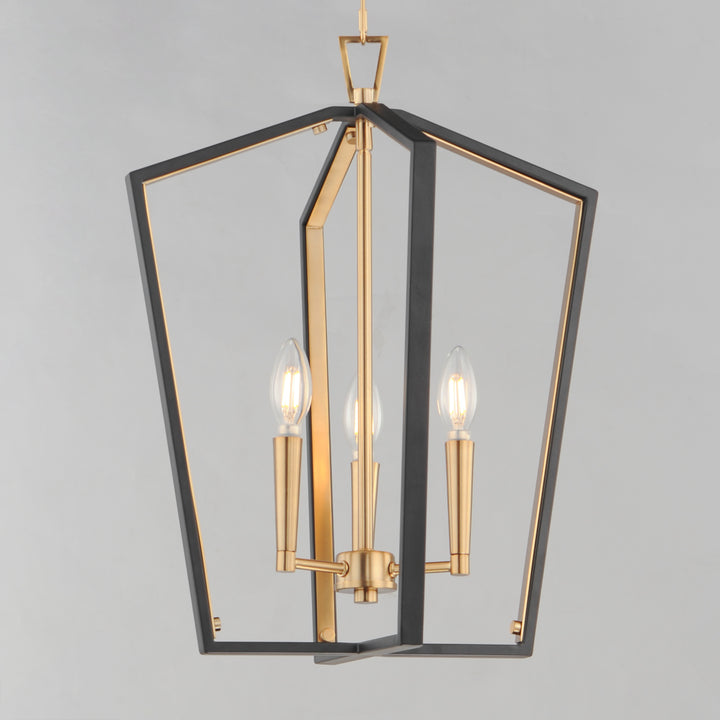 Melrose Pendant Black / Natural Aged Brass alternate view