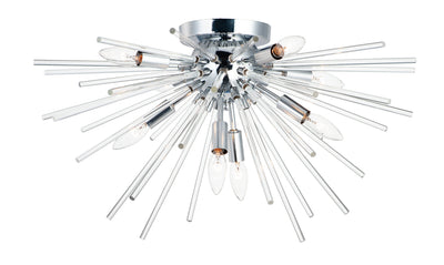 Polaris - 8 Light Flush Mount
