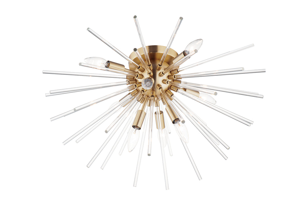 Polaris 8-Light Flush Mount