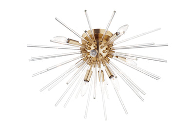 Polaris - 8 Light Flush Mount