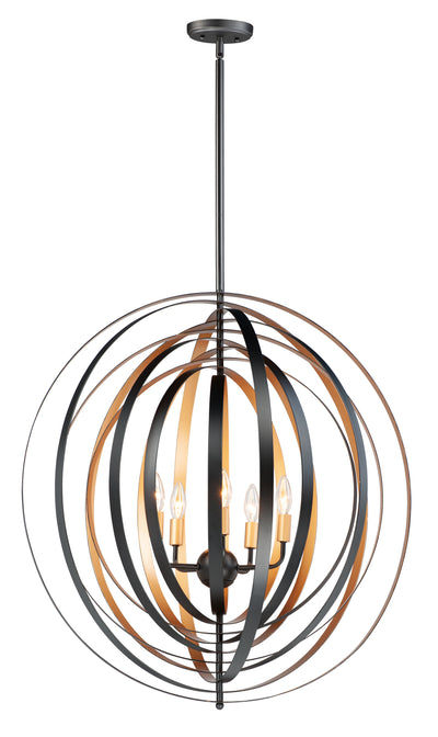 Radial - 5 Light Pendant