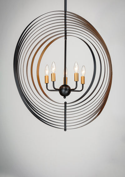 Radial - 5 Light Pendant