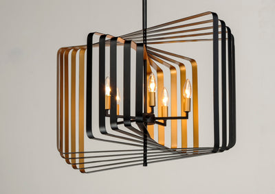 Radial - 5 Light Pendant