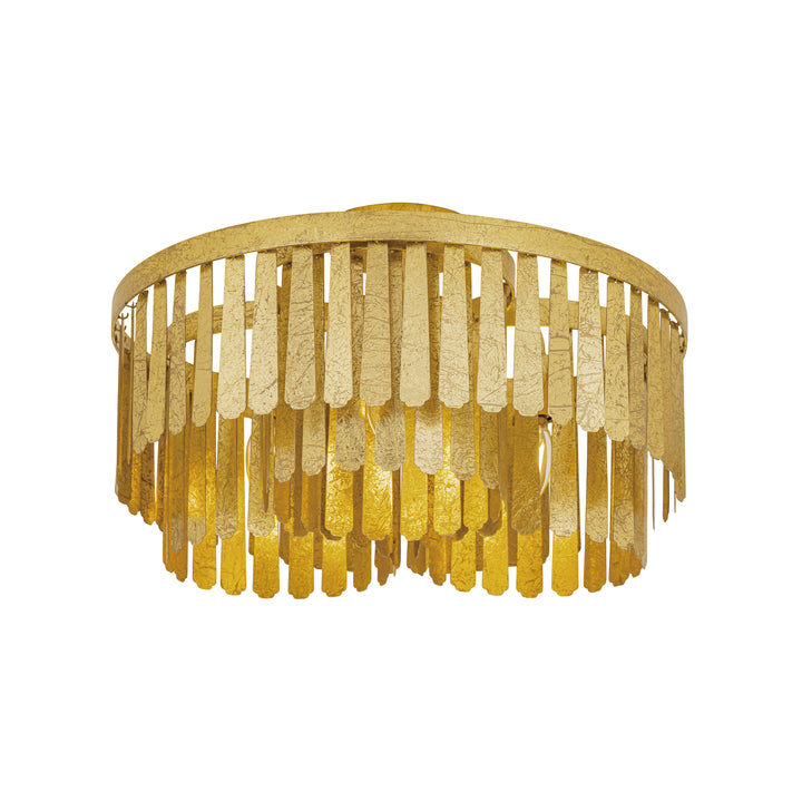 Regalia Semi-Flush Mount Gold Leaf