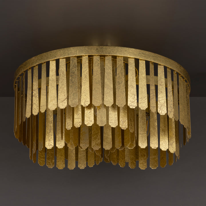 Regalia Semi-Flush Mount Gold Leaf alternate view