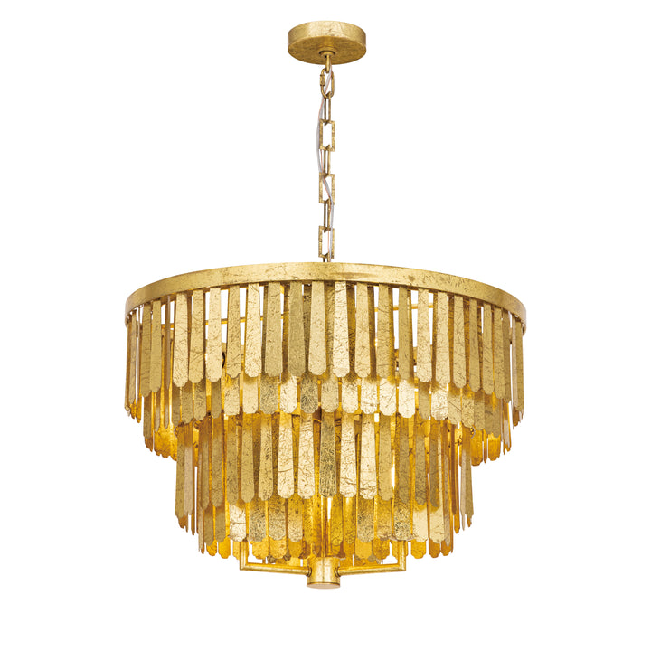 Regalia Chandelier Gold Leaf