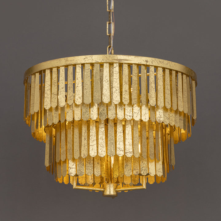 Regalia Chandelier Gold Leaf alternate view