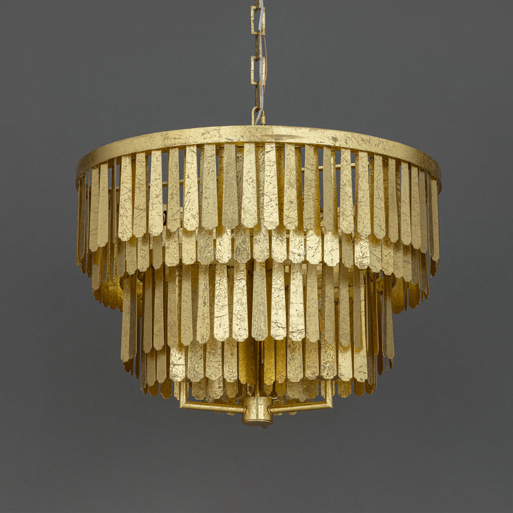 Regalia Chandelier Gold Leaf alternate view