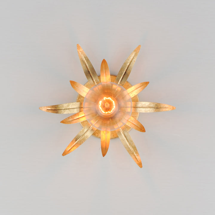 Paloma Sconce Gold Leaf alternate view