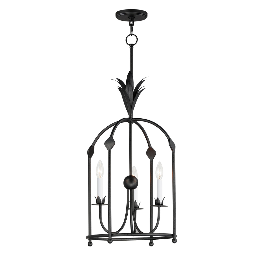 Paloma 3-Light Foyer Pendant Anthracite