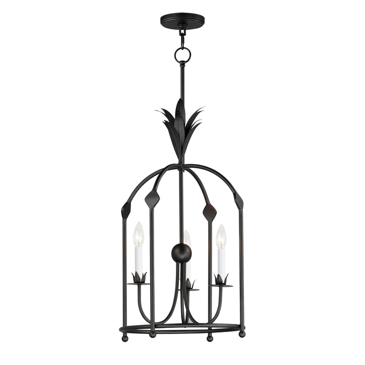 Paloma 3-Light Foyer Pendant Anthracite