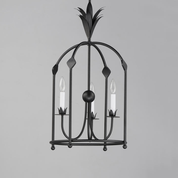 Paloma 3-Light Foyer Pendant Anthracite alternate view